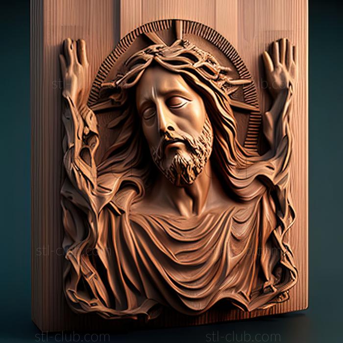 3D модель Святой иисус христос (STL)